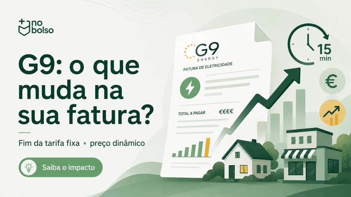 G9 Energy fim da tarifa fixa e possível aumento da fatura de eletricidade